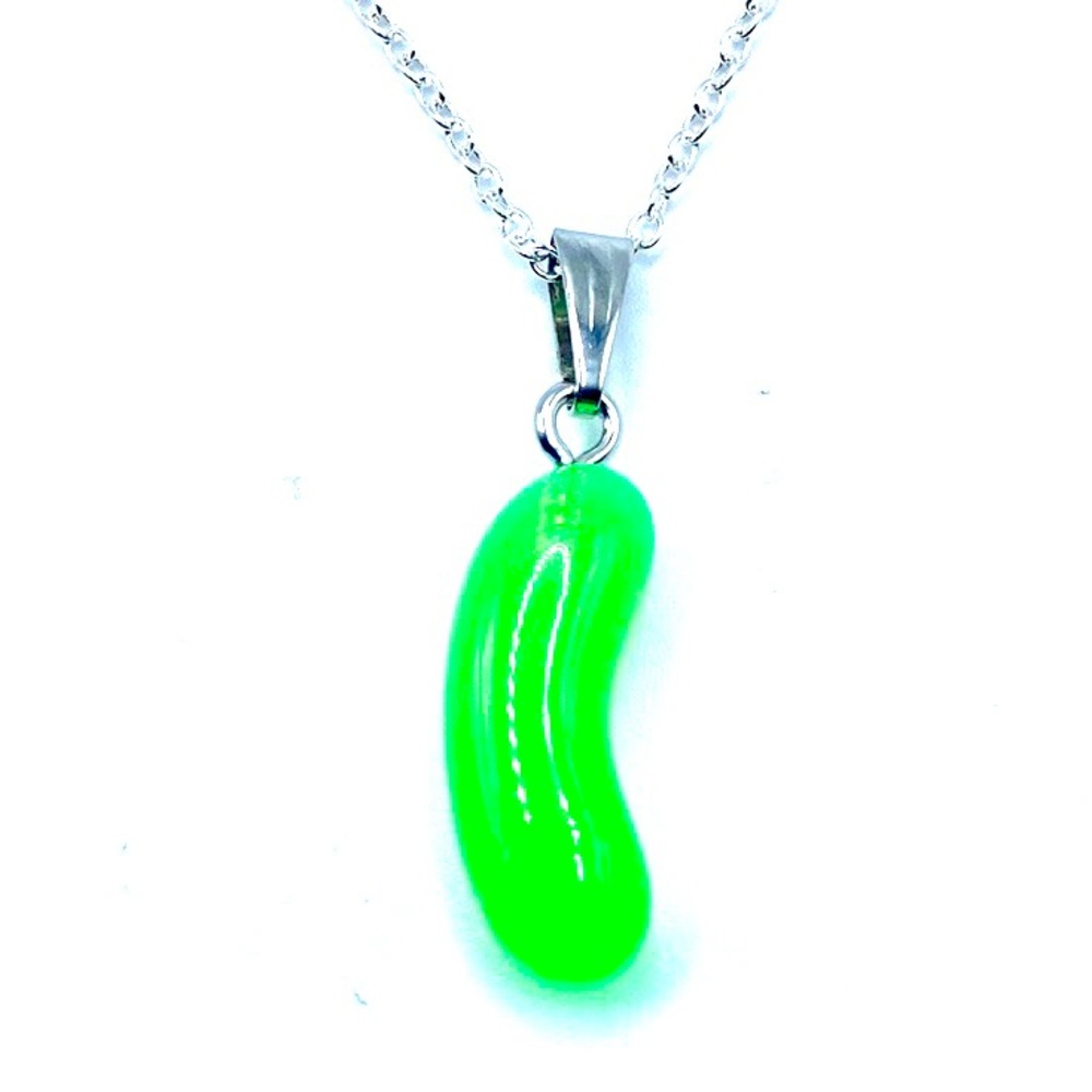 Jelly Bean Necklace Easter Green